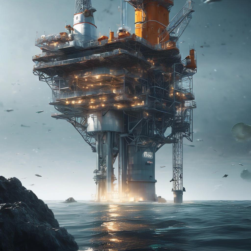 North Sea drilling platform implementing AI