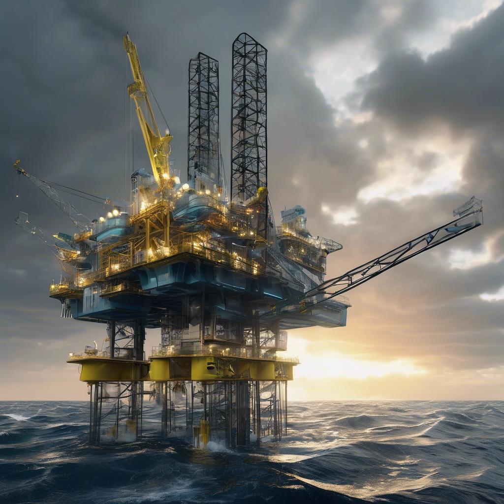 AI-powered offshore oil rig operation